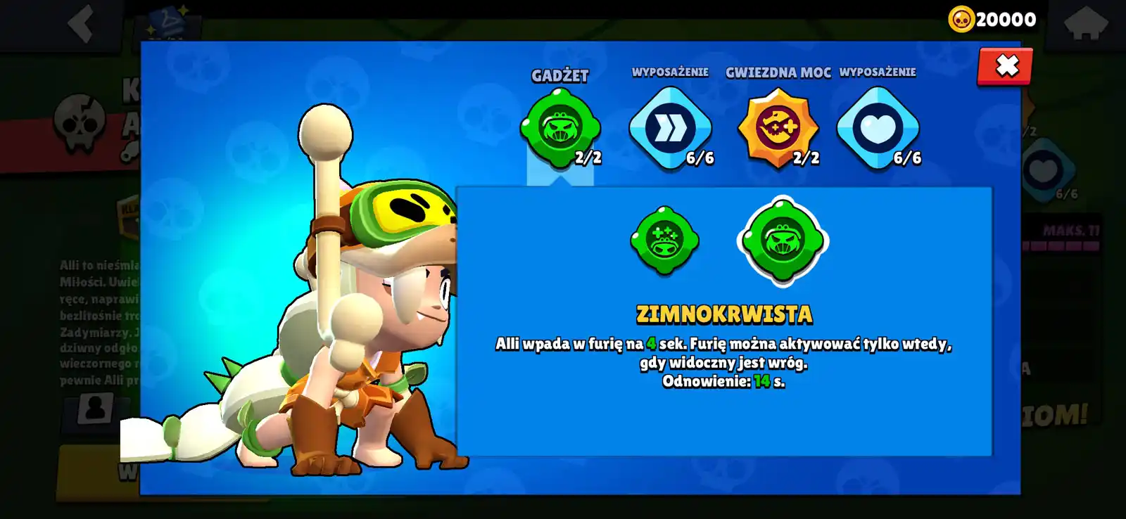Maksymalny poziom i wszystkie przedmioty Nulls Brawl iOS.